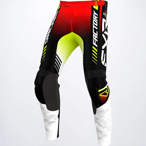 FXR Youth Clutch Pro MX Pants - Black/White/HiVis